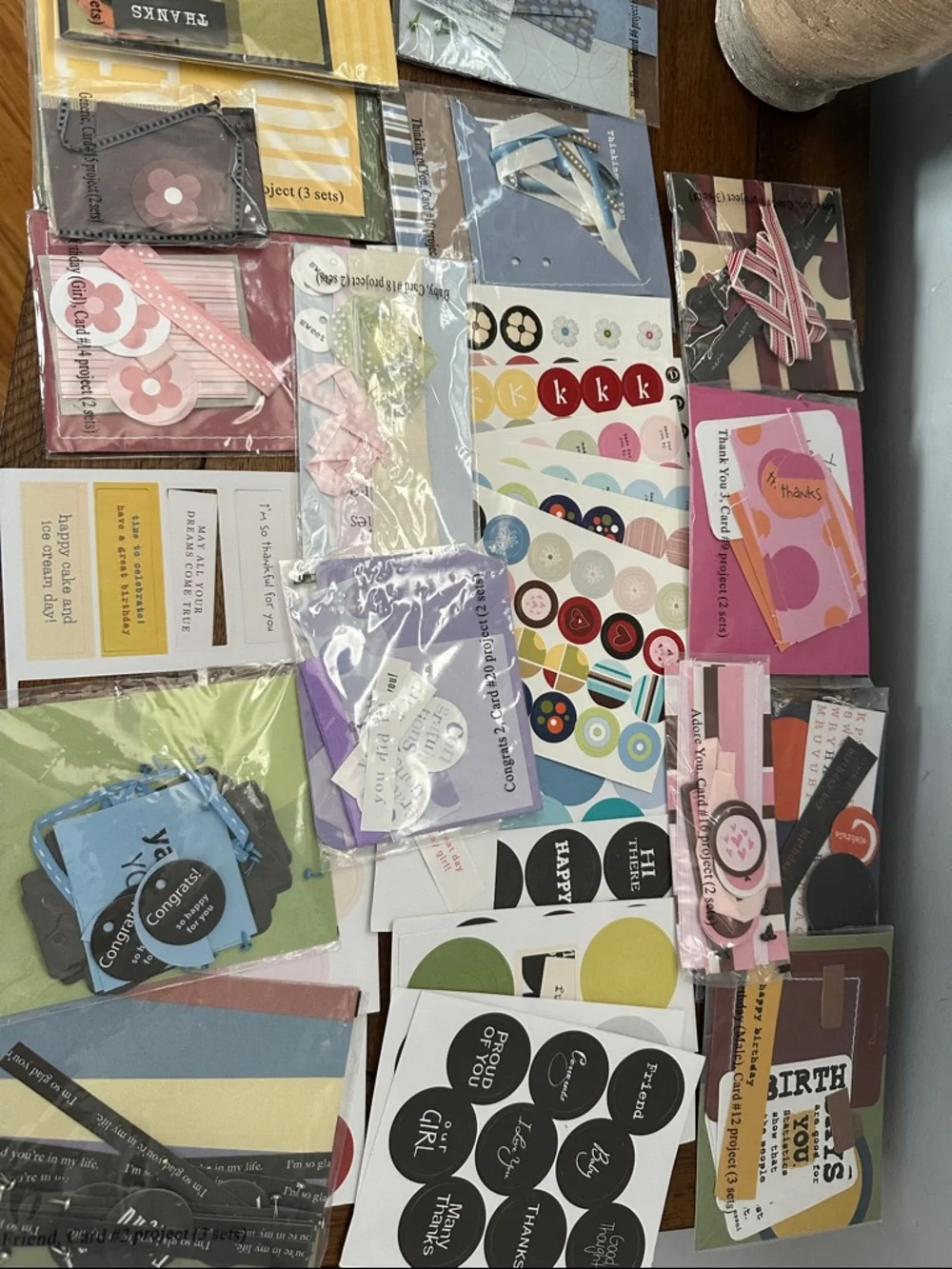 Scrap book- Sticker and Card Embellishment Pack -